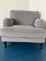 Ikea Stocksund fauteuil, hoes Ljungen grijs, poten hout zwar, Ophalen, Hout, Minder dan 75 cm, Modern klassiek