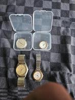 4 x Junghans  1 opwind 3 quarts, Overige merken, Staal, Met bandje, Polshorloge