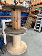 2 Kabelhaspel Tuin Tafels - 85cm Diameter, Ophalen, Gebruikt, 50 tot 100 cm, Rond