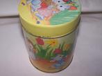 Vrolijk Easter blik. Hoogte 14 cm. zie foto's., Ophalen of Verzenden, Gebruikt