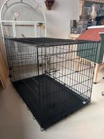 Draadkooi XXL bench zwart met 1 deur. Is inklapbaar., Ophalen of Verzenden, Gebruikt