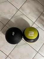 Slamball/medicine ball 5kg en 2kg, Ophalen of Verzenden, Zo goed als nieuw, Fitnessbal