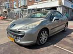 Peugeot 207 1.6 16V CC 110KW 2007 Grijs airco cruise voll op, Voorwielaandrijving, 74 €/maand, 4 cilinders, Cabriolet