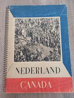 Boek Nederland - Canada met oorkonde, Verzamelen, Ophalen of Verzenden, Landmacht, Nederland, Boek of Tijdschrift