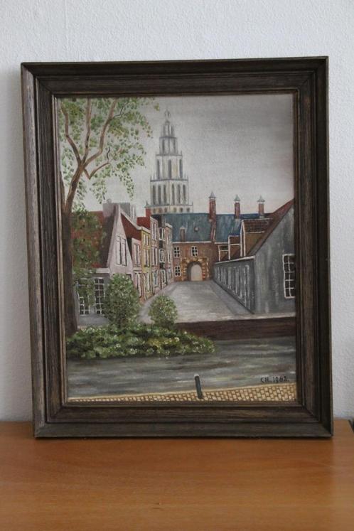 Groningen, Turfstraat, Antiek en Kunst, Kunst | Schilderijen | Klassiek, Ophalen
