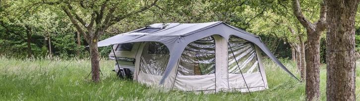 vouwwagen, Caravans en Kamperen, Vouwwagens, Campooz, tot en met 2, Beige, Aanwezig, Ophalen