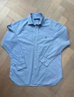 RALPH LAUREN overhemd blauw/wit mt 17/43, Blauw, Ophalen of Verzenden, Halswijdte 43/44 (XL), Polo Ralph Lauren