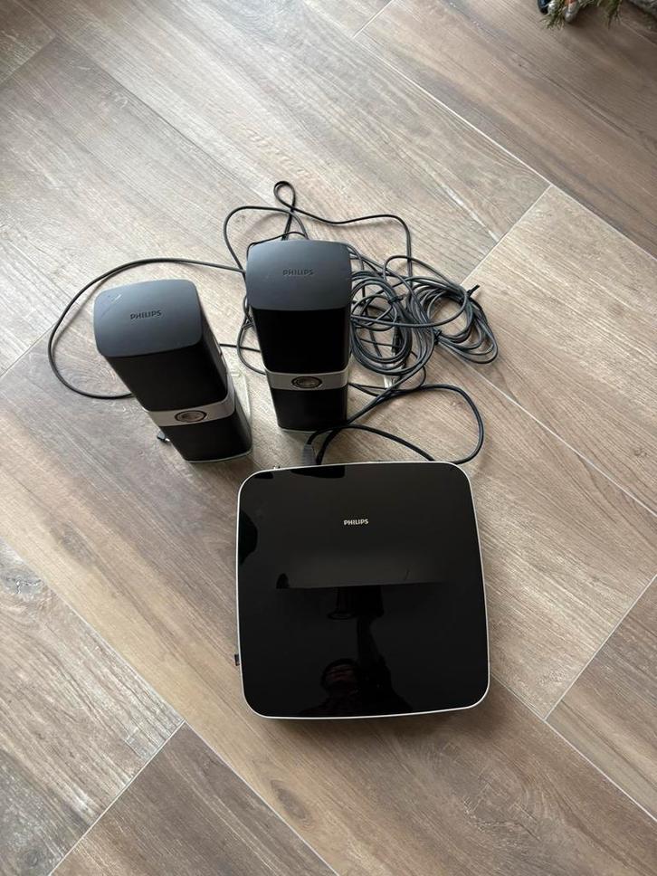 Philips 2.1 Luidsprekersysteem, Audio, Tv en Foto, Home Cinema-sets, Gebruikt, Dvd-speler, 2.1-systeem, 40 tot 70 watt, Philips