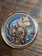 Zilverkleurige Viking Munt, Ophalen of Verzenden, Overige materialen