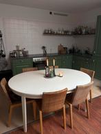 Ikea ingatorp uitschuifbare eettafel te koop, Huis en Inrichting, Tafels | Eettafels, Ophalen, Gebruikt, 50 tot 100 cm, Vijf personen of meer