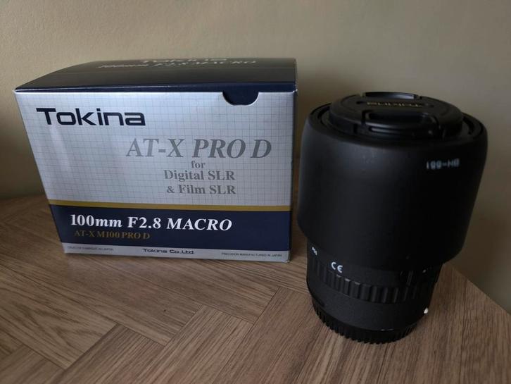 Tokina 100mm F2.8 Macro Canon vatting, Audio, Tv en Foto, Fotografie | Lenzen en Objectieven, Gebruikt, Macrolens, Ophalen of Verzenden