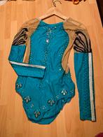 Ritmisch Gym Pakje Maat 176, Blauw, Ophalen of Verzenden, Zo goed als nieuw, Turnpak(je)