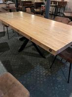 Eettafel 240x100 Bowlingbaan Blad Matrix Poot, Huis en Inrichting, Tafels | Eettafels, Ophalen, Gebruikt, 100 tot 150 cm, 200 cm of meer