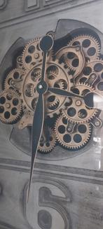 Decoratieve Wandklok met Tandwielen, Ophalen, Zo goed als nieuw, Analoog, Wandklok