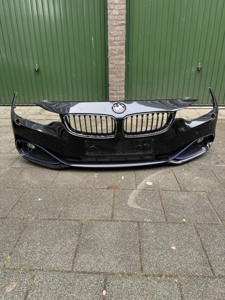 Voorbumper (met werkende mistlampen) BMW 4-serie F32 F33 F36, Ophalen, Gebruikt, Voor, Bumper