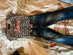 Jeans en shirt mt 110/116 meisjes, Ophalen of Verzenden, Zo goed als nieuw, Meisje, Broek