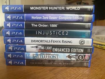 PS4 games in bundel (8 voor 1)  beschikbaar voor biedingen