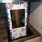 Spiegel versierd mozaïek  met hartjes, Huis en Inrichting, Ophalen, Minder dan 50 cm, Gebruikt, Minder dan 100 cm