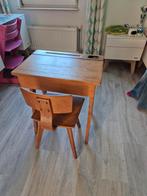 Vintage Kinderbureau met Stoel, Huis en Inrichting, Bureaus, Ophalen, Gebruikt, Bureau