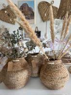 Nieuwe Jute bohemian Vaas, Ophalen of Verzenden, Zo goed als nieuw