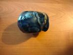 LEUKE blauw grijze olifanten kandelaar voor waxinelichtjes, Huis en Inrichting, Overige materialen, Blauw, Ophalen of Verzenden