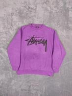 Stussy Sweater Trui S Oversized Fit Vintage Paars, Ophalen of Verzenden, Zo goed als nieuw, Maat 46 (S) of kleiner, Paars