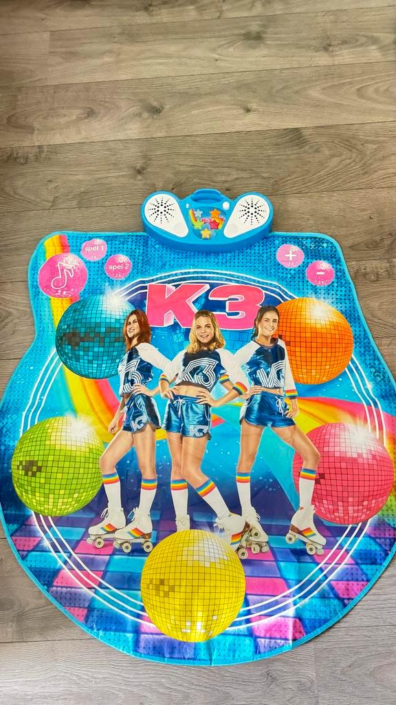 K3 Dansmat - Sinterklaas Cadeau!, Kinderen en Baby's, Speelgoed | Educatief en Creatief, Zo goed als nieuw, Elektronica, Met geluid