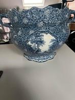 Delfsblauw bloempot rond 27 cm, Ophalen