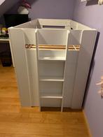 Vipack Noah Halfhoogslaper Wit 90x200, Ophalen, 85 tot 100 cm, Zo goed als nieuw, Hoogslaper of Stapelbed