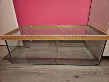 Glazen bak hamster b100xd40xh35 beschikbaar voor biedingen