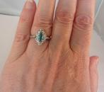 Nieuwe 925 zilveren ring met Topaas, Sieraden, Tassen en Uiterlijk, Ringen, Nieuw, 17 tot 18, Met edelsteen, Dame