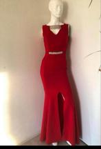 Rode jurk maat 36 (S) - Elegante uitstraling!, Ophalen of Verzenden, Zo goed als nieuw, Maat 36 (S), Rood