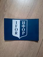 Mouwband IFOR Marechaussee Defensie, Verzamelen, Ophalen of Verzenden, Marechaussee, Overige gebieden, Embleem of Badge