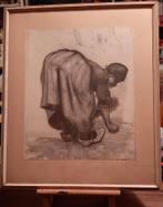 Poster/ prent boerin  -  Vincent van Gogh, Ophalen, Gebruikt