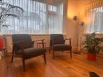 2x ikea EKENÄSET donker grijs, Huis en Inrichting, Fauteuils, Ophalen, Hout, Mid century, 75 tot 100 cm