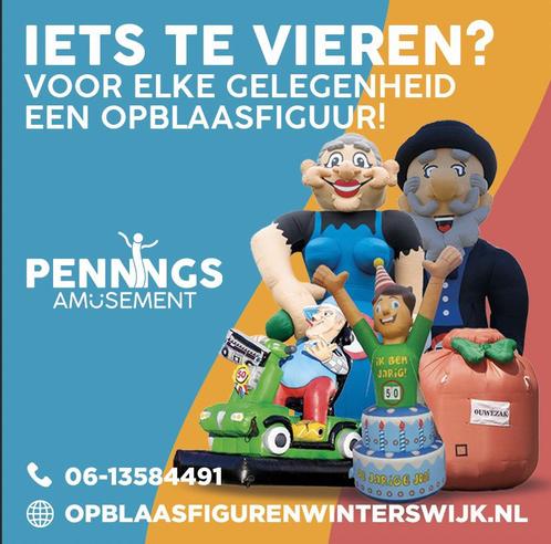 Iets te vieren? Huur een opblaasfiguur!, Hobby en Vrije tijd, Feestartikelen | Verhuur, Abraham of Sarah, Ophalen