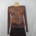 Page One Y2K Vintage Mesh Lange Mouw Top S, Verzenden, Lange mouw, N.v.t, Page One