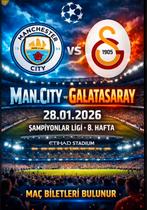 Uefa champions leauge manchester city galatasaray, Tickets en Kaartjes, Eén persoon