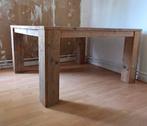 Steigerhouten tafel 140x140x75 cm  nu in prijsverlaagd, Huis en Inrichting, Tafels | Sidetables, Ophalen, Gebruikt, Rechthoekig