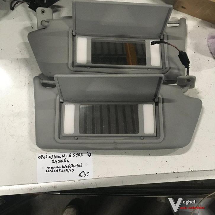 Opel Astra H 1.6 5drs 2007 Wagennr 240064   Zonnekleppen, Auto-onderdelen, Interieur en Bekleding, Gebruikt, Ophalen of Verzenden