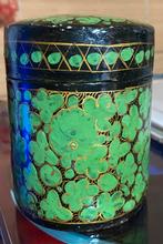 Kashmir lakdoosje Noord India vintage, Ophalen of Verzenden