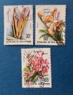 Ivoorkust 3 pzs flora, Postzegels en Munten, Postzegels | Afrika, Verzenden, Overige landen, Gestempeld