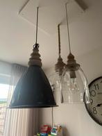 Mooie hanglampen set van 3, Ophalen, Zo goed als nieuw, Glas, Minder dan 50 cm