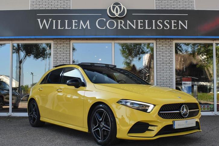 Mercedes-Benz A-klasse 180 AMG Sfeer Pano Electr. Stoelen Ad, Auto's, Mercedes-Benz, Bedrijf, Te koop, A-Klasse, ABS, Achteruitrijcamera
