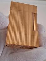 Dupont Aansteker L2 Verguld Goud Kleur+ Dupont Ping Geluid., Ophalen of Verzenden, Gebruikt, Aansteker