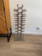 Wijnrek aluminium 27 flessen 100cm, Ophalen, Zo goed als nieuw, 25 flessen of meer, Metaal