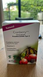 Cranberry plus Ativo NIEUW, Sport en Fitness, Gezondheidsproducten en Wellness, Ophalen, Zo goed als nieuw, Overige typen