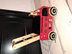 Houten loop brandweerauto, Kinderen en Baby's, Speelgoed | Houten speelgoed, Ophalen, Gebruikt, Duw- of Trekspeelgoed