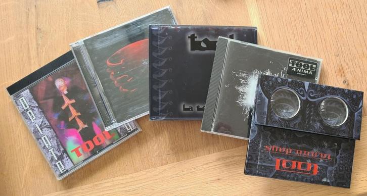 TOOL- Opiate, Lateralus, Undertow, AEnima, 10000 Days (5CDs), Cd's en Dvd's, Cd's | Hardrock en Metal, Zo goed als nieuw, Ophalen of Verzenden