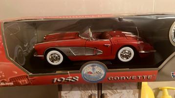 Motor Max 1/18 1958 Chevrolet Corvette  beschikbaar voor biedingen